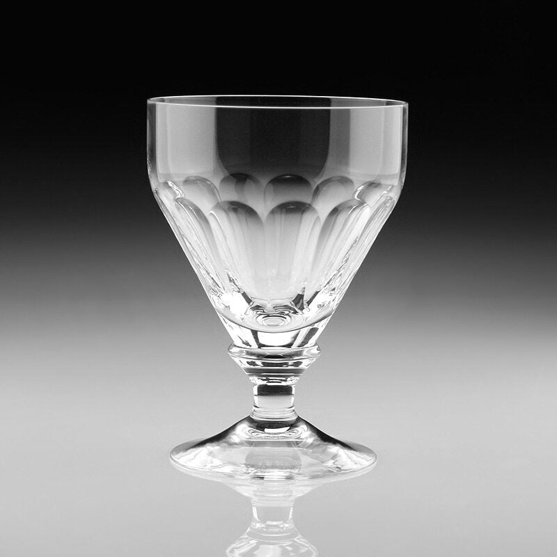 William Yeoward Iona Large Goblet, handmade crystal, detail view