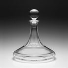 William Yeoward Iona Ships Decanter, handmade crystal, detail view