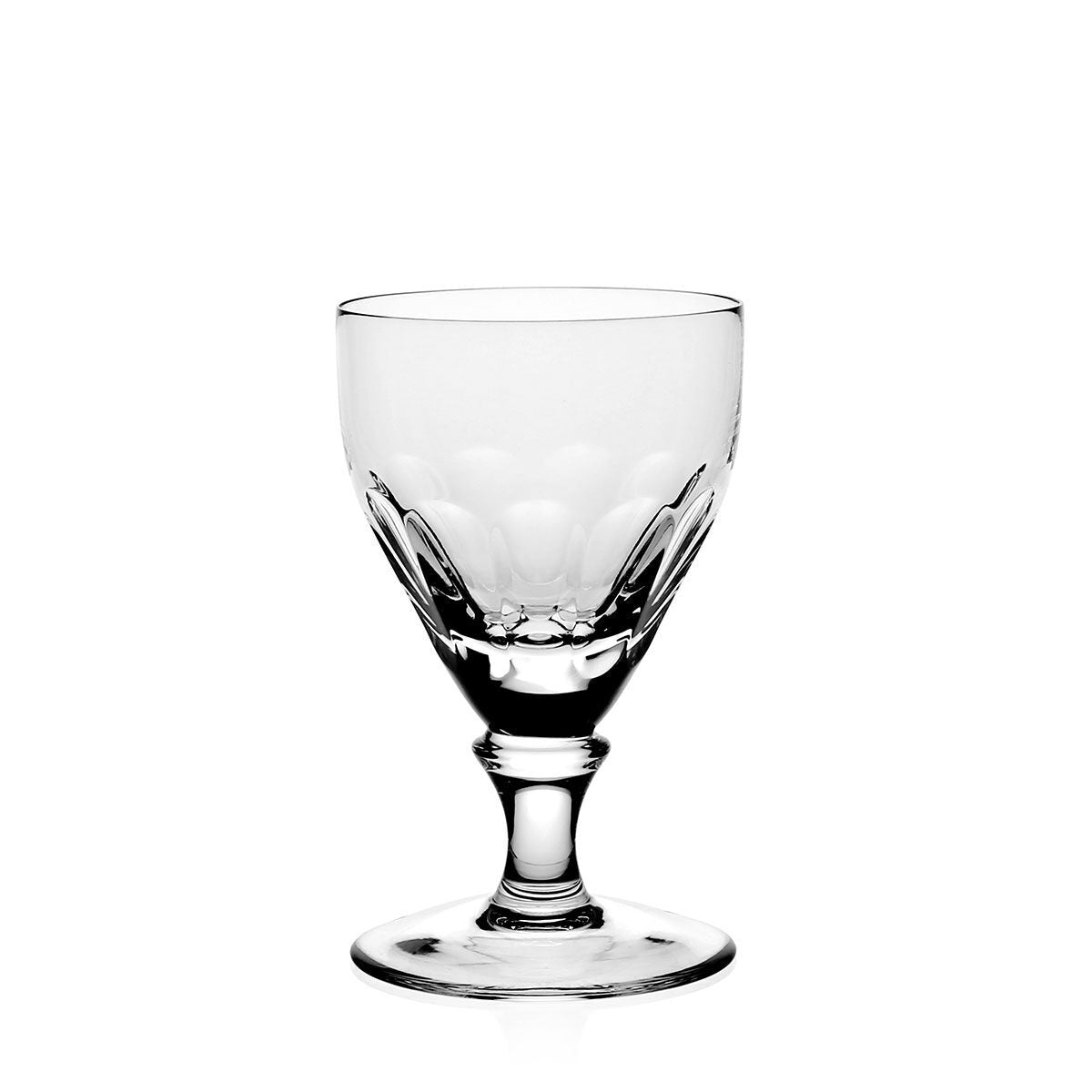 William Yeoward Iona Small Wine, handmade crystal, on a white background
