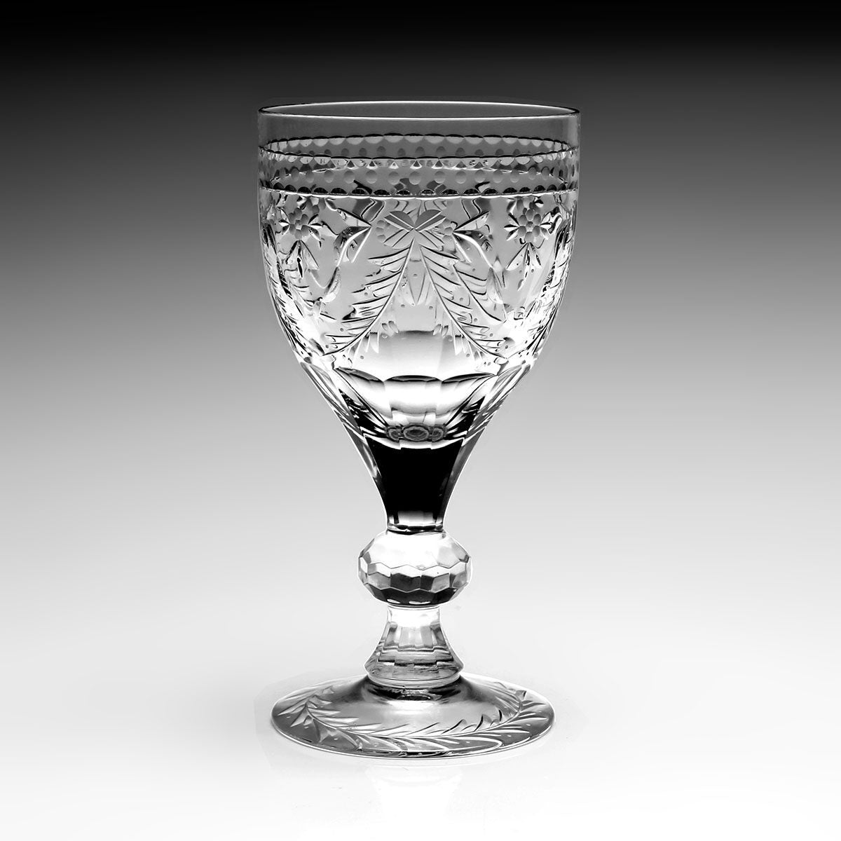 William Yeoward Isabel Goblet, handmade crystal, detail view