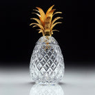 William Yeoward Isadora Pineapple Centrepiece 11" Gold - Limited Edition, handmade crystal, detail view
