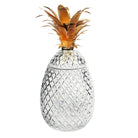 William Yeoward Isadora Pineapple Centrepiece 26" Gold - Limited Edition, handmade crystal, on a white background