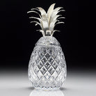 William Yeoward Isadora Pineapple Centrepiece 11" Silver, handmade crystal, detail view