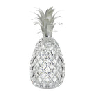 William Yeoward Isadora Pineapple Centrepiece 11" Silver, handmade crystal, on a white background