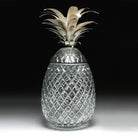 William Yeoward Isadora Pineapple Centrepiece 26" Silver, handmade crystal, detail view