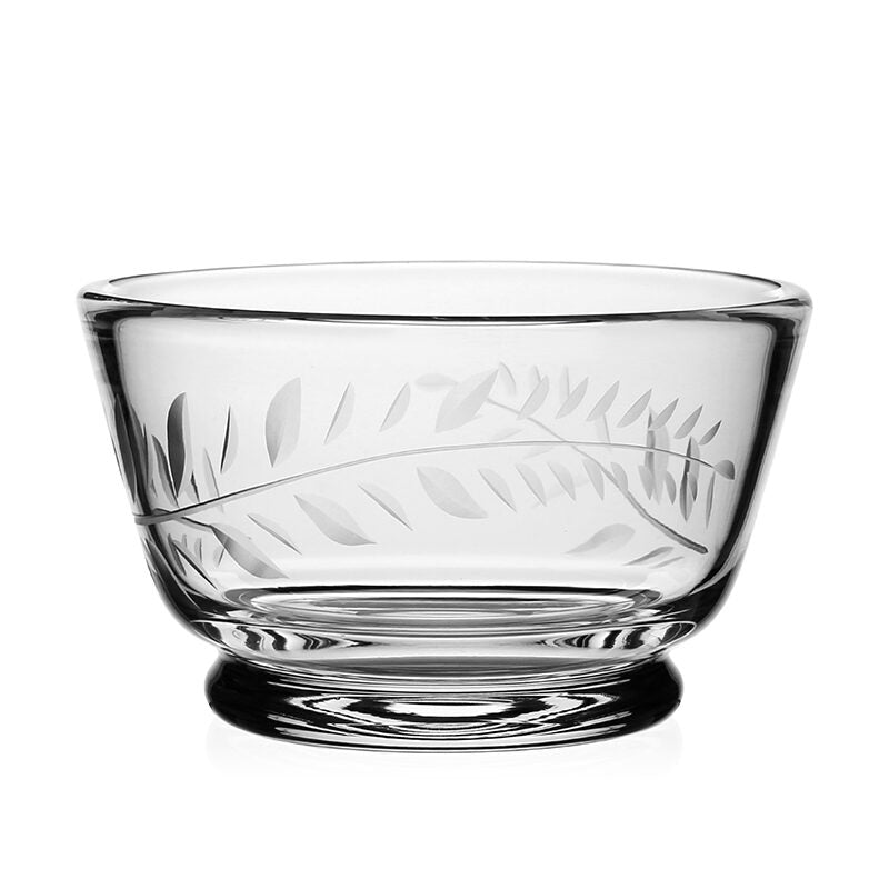 William Yeoward Jasmine Berry Bowl 4½" / 115mm, handmade crystal, on a white background
