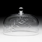 William Yeoward Jasmine Cake Dome, handmade crystal, detail view