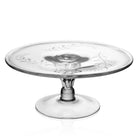 William Yeoward Jasmine Cake Stand, handmade crystal, on a white background