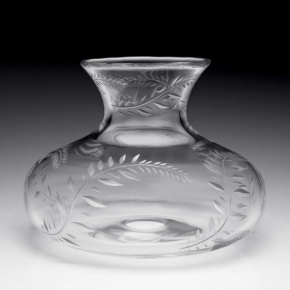 William Yeoward Jasmine Flower Centre 8" / 200mm, handmade crystal, detail view