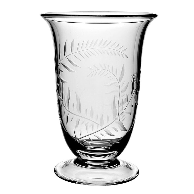 William Yeoward Jasmine Flower Vase 9¼" / 235mm, handmade crystal, on a white background