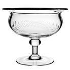 William Yeoward Jasmine Footed Comport, handmade crystal, on a white background