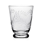 William Yeoward Jasmine Footed Old Fashioned Tumbler, handmade crystal, on a white background