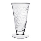 William Yeoward Jasmine Footed Vase 11¼" / 28.5cm, handmade crystal, on a white background