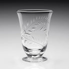 William Yeoward Jasmine Footed Vase 5" / 128mm, handmade crystal, detail view