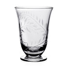 William Yeoward Jasmine Footed Vase 5" / 128mm, handmade crystal, on a white background