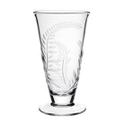 William Yeoward Jasmine Footed Vase 9" / 230mm, handmade crystal, detail view