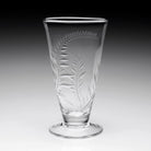 William Yeoward Jasmine Footed Vase 9" / 230mm, handmade crystal, on a white background