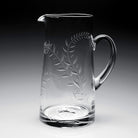 William Yeoward Jasmine Gallon Pitcher, handmade crystal, detail view