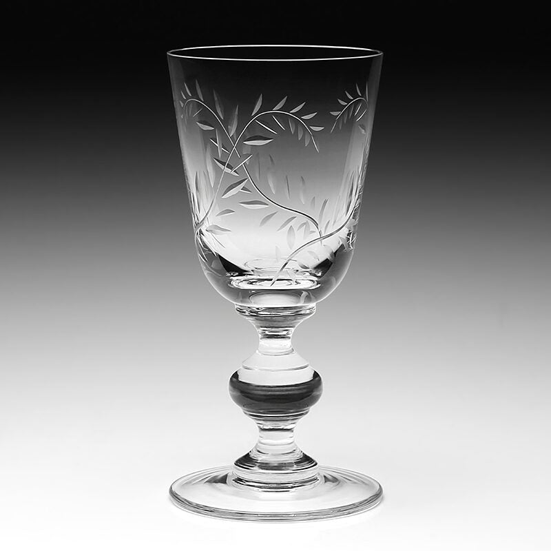 William Yeoward Jasmine Goblet, handmade crystal, detail view