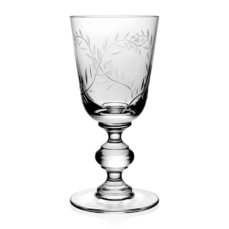 William Yeoward Jasmine Goblet, handmade crystal, on a white background