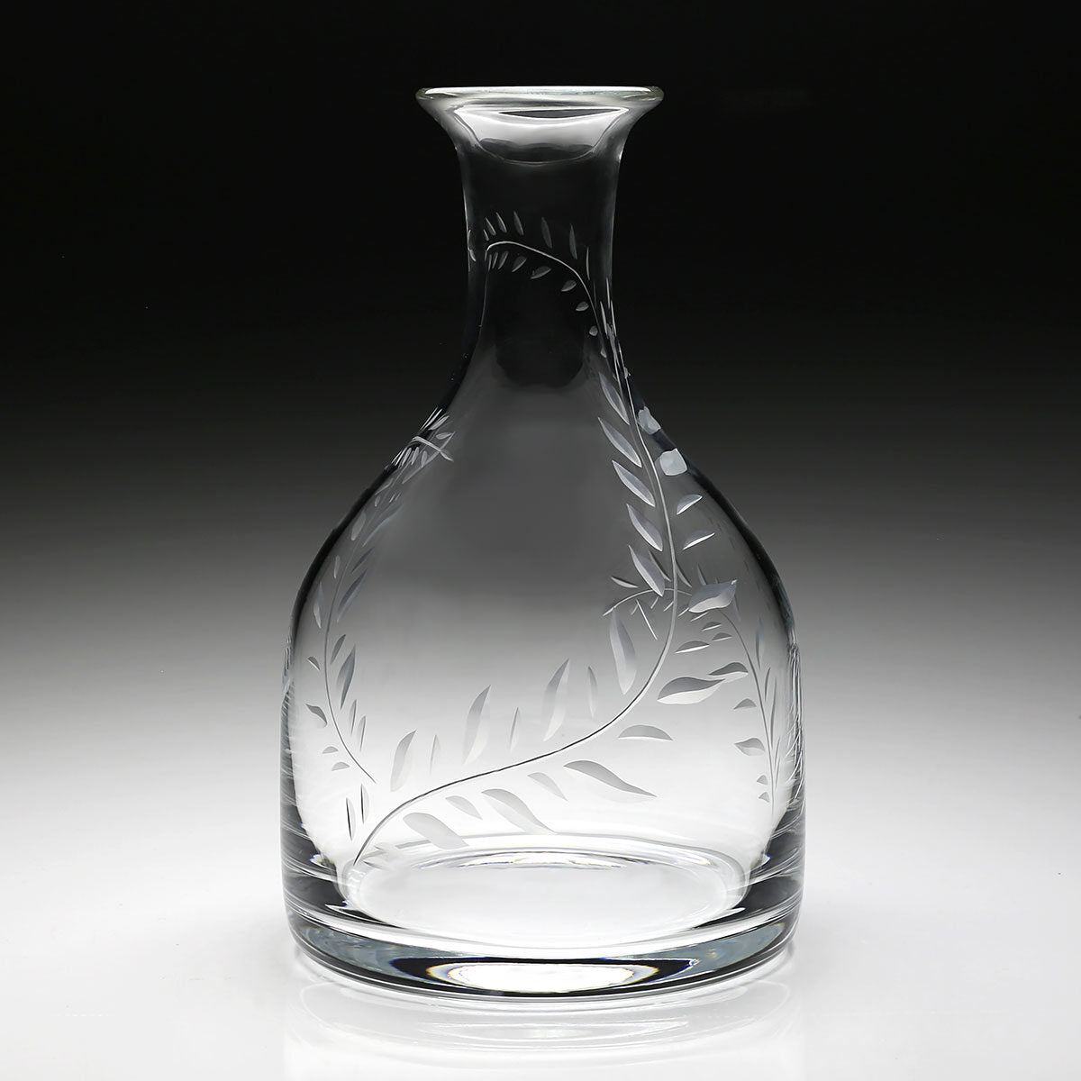 William Yeoward Jasmine Magnum Carafe, handmade crystal, detail view