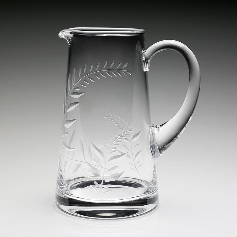 William Yeoward Jasmine Pitcher 2½ pint, handmade crystal, detail view