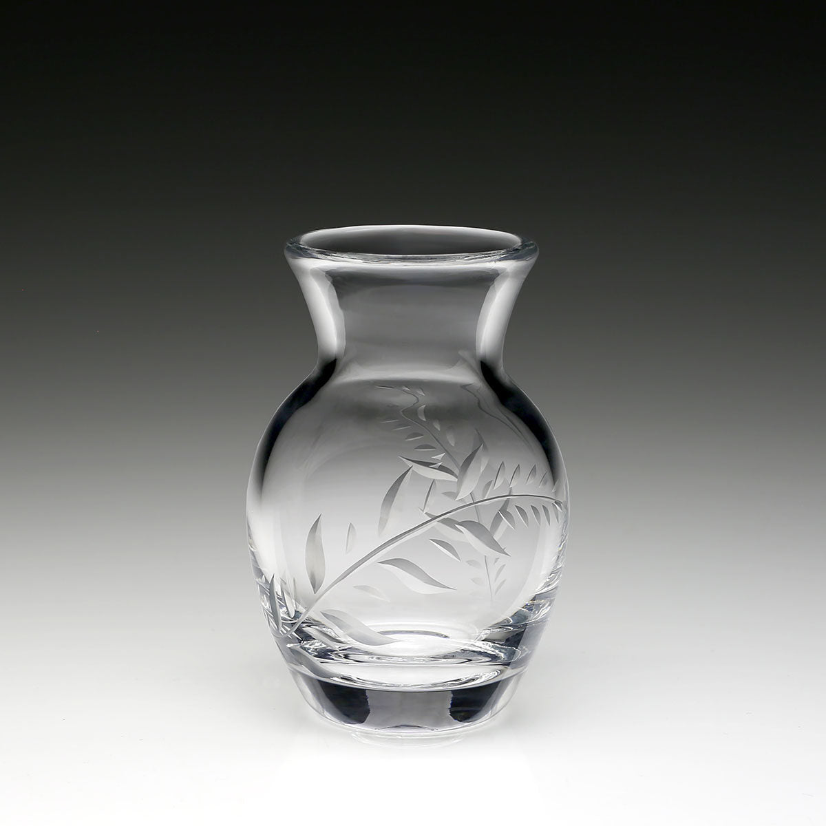 William Yeoward Jasmine Posy Vase 5" / 124mm, handmade crystal, detail view