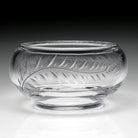 William Yeoward Jasmine Rose Bowl and Wire 7½" / 191mm, handmade crystal, detail view