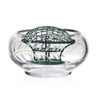 William Yeoward Jasmine Rose Bowl and Wire 7½" / 191mm, handmade crystal, on a white background