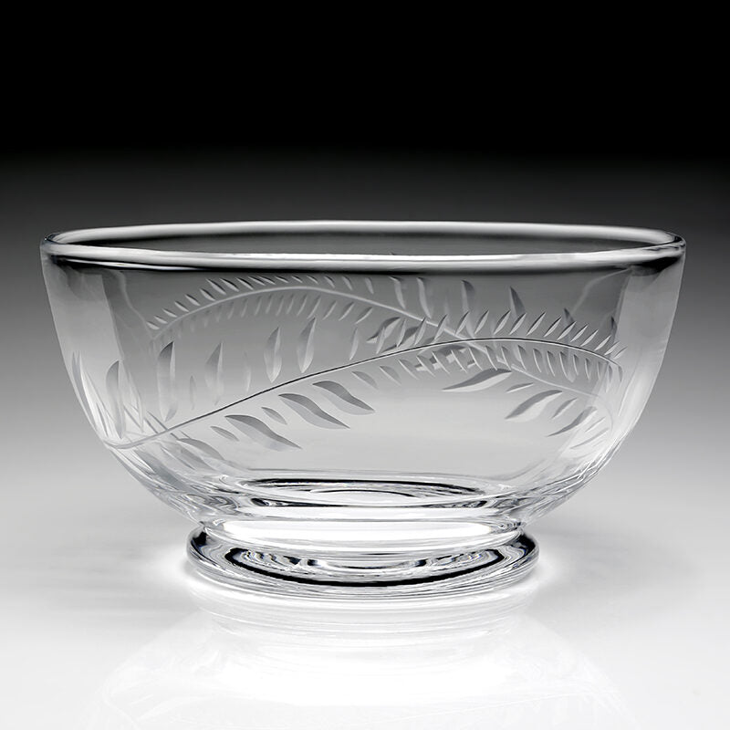 William Yeoward Jasmine Salad Bowl 9" / 230mm, handmade crystal, detail view