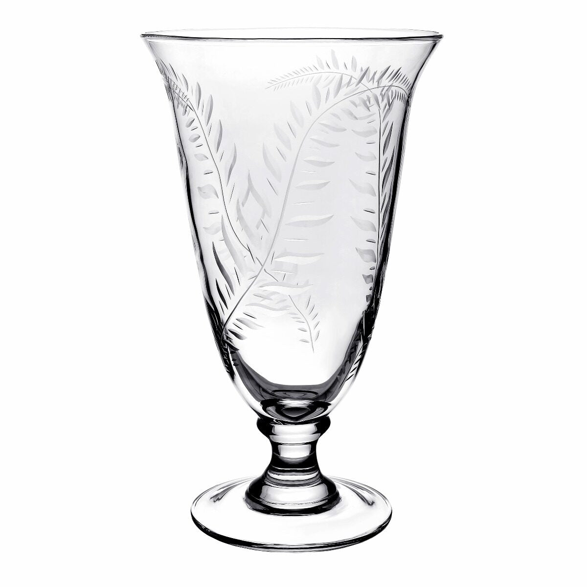 William Yeoward Jasmine Vase 17¾" / 45cm, handmade crystal, on a white background