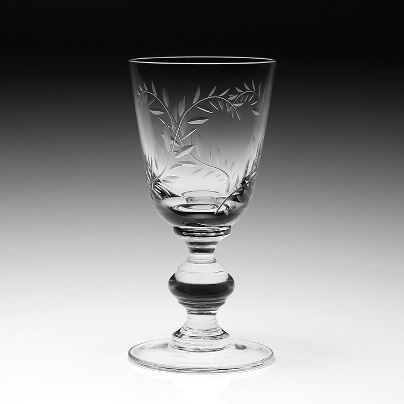 William Yeoward Jasmine Wine, handmade crystal, detail view