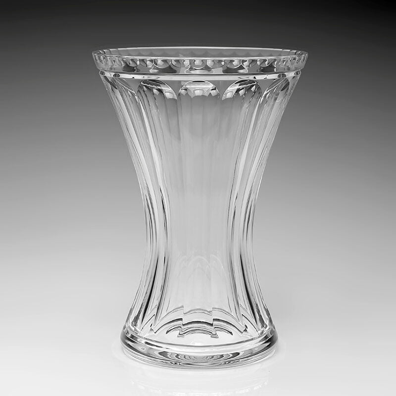 William Yeoward Juliet Waisted Vase 11" / 28cm, handmade crystal, detail view