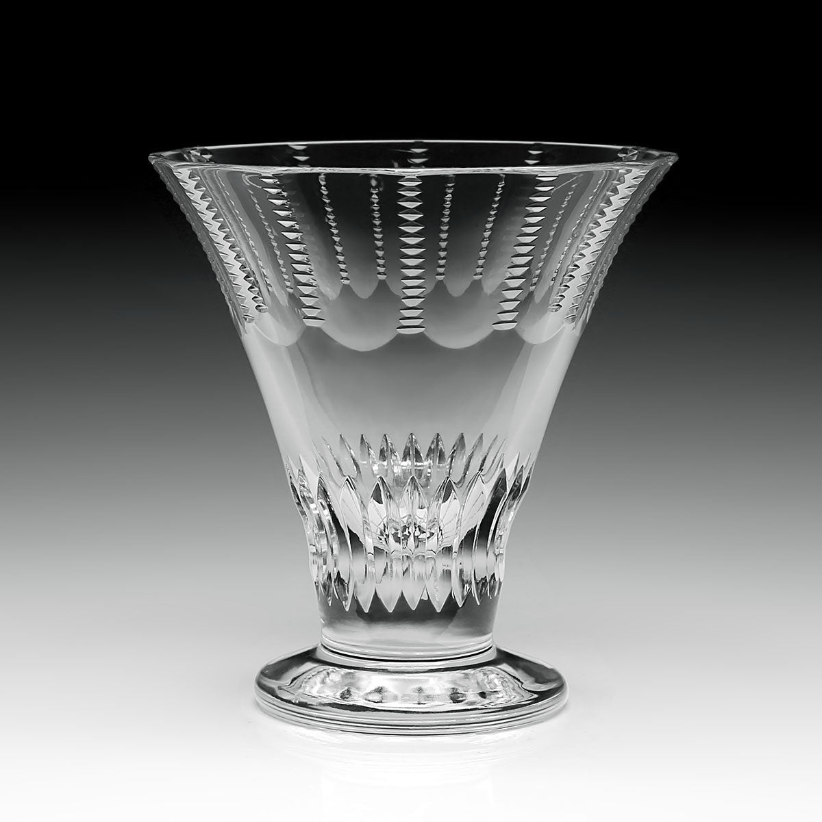 William Yeoward Karen Bouquet Vase 5" / 130mm, handmade crystal, detail view