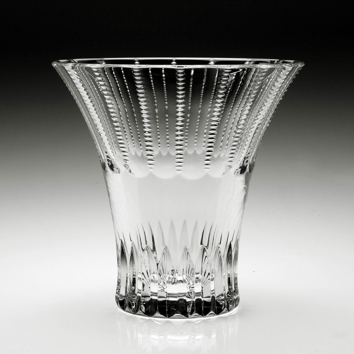 William Yeoward Karen Conversation Vase 6½" / 165mm, handmade crystal, detail view