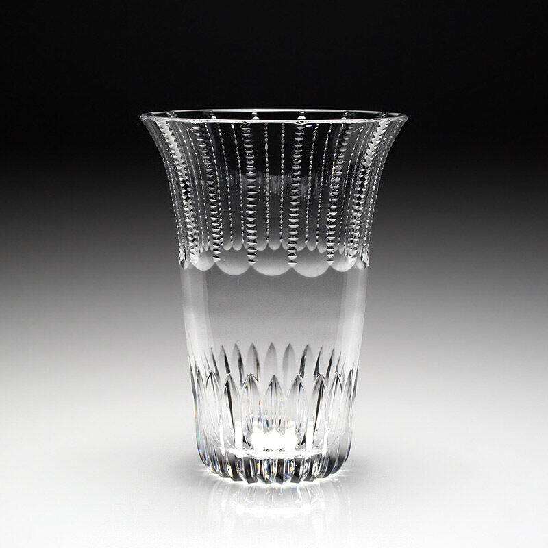 William Yeoward Karen Flower Vase 9" / 230mm, handmade crystal, detail view