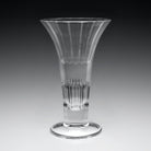 William Yeoward Karen Trumpet Vase 10½" / 27cm, handmade crystal, detail view