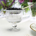 William Yeoward Katerina Caviar Server for 2 with Spoon, handmade crystal, detail view