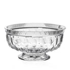 William Yeoward Kathleen Footed Bowl 12" / 30.5cm, handmade crystal, on a white background