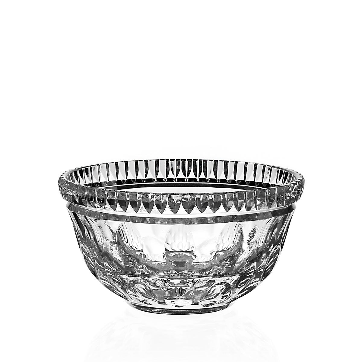 William Yeoward Kathleen Small Bowl 4" / 103mm, handmade crystal, on a white background