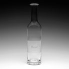 William Yeoward Labelled Wine Carafe 'Rosé', handmade crystal, detail view