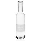 William Yeoward Labelled Wine Carafe 'Sauvignon Blanc', handmade crystal, on a white background