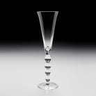 William Yeoward Lally Champagne Flute, handmade crystal, detail view