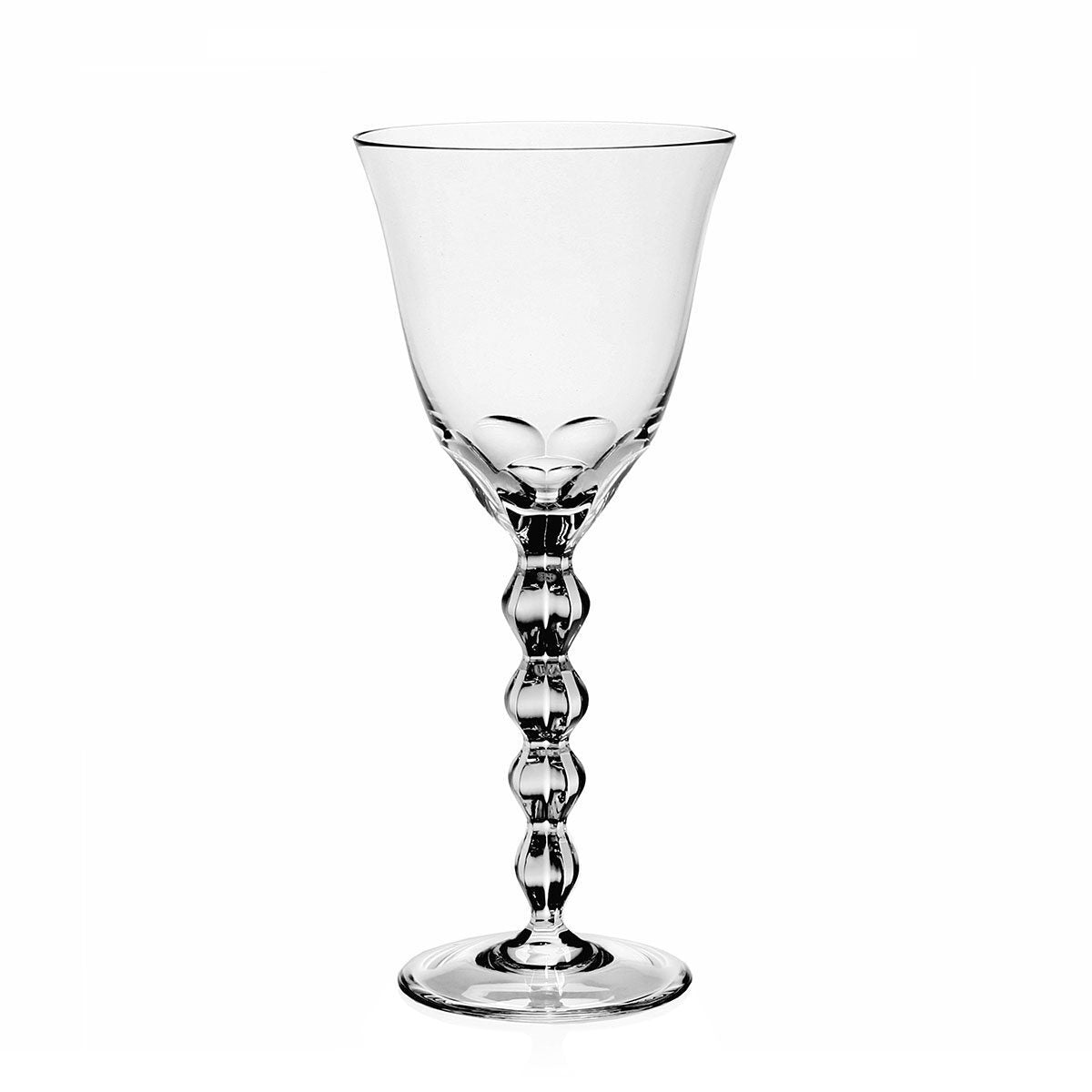 William Yeoward Lally Goblet, handmade crystal, on a white background