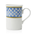William Yeoward Leckford Mug in Blue, fine bone china, on a white background