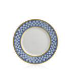 William Yeoward Leckford Side Plate Blue in Blue, fine bone china, on a white background