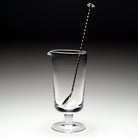 William Yeoward Lillian Footed Cocktail Mixer & Stirrer, handmade crystal, detail view