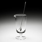 William Yeoward Lillian Footed Cocktail Mixer & Stirrer, handmade crystal, detail view