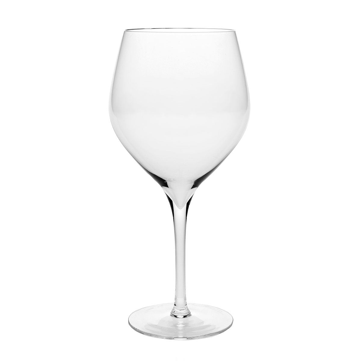 William Yeoward Lillian Goblet, handmade crystal, on a white background
