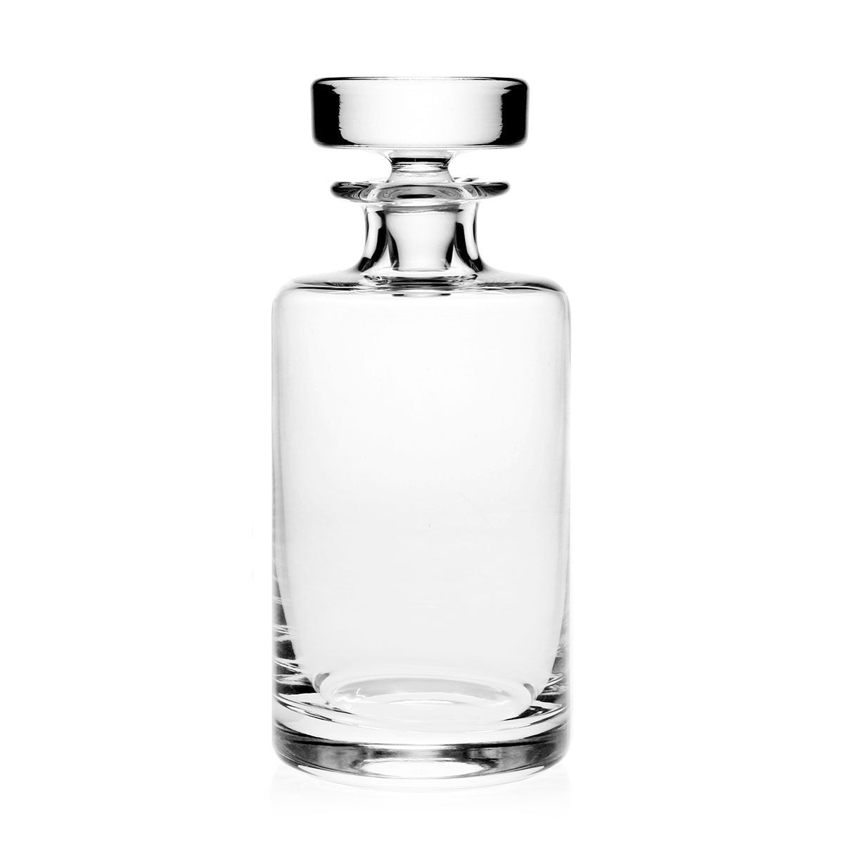 William Yeoward Lillian Spirit Decanter, handmade crystal, on a white background